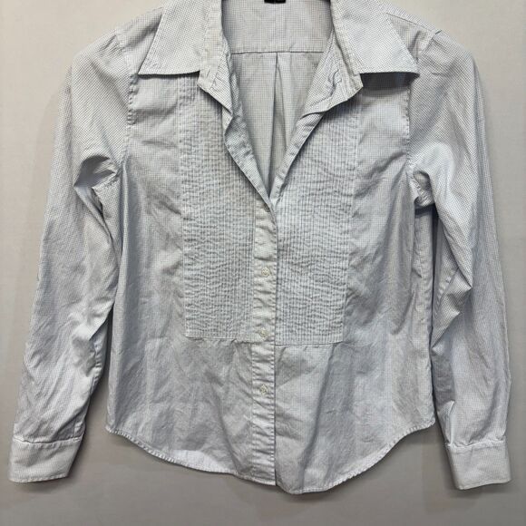 Theory Women Long Sleeve Jennie Button Shirt Top Blouse Size Large C064 -18 - Picture 11 of 16